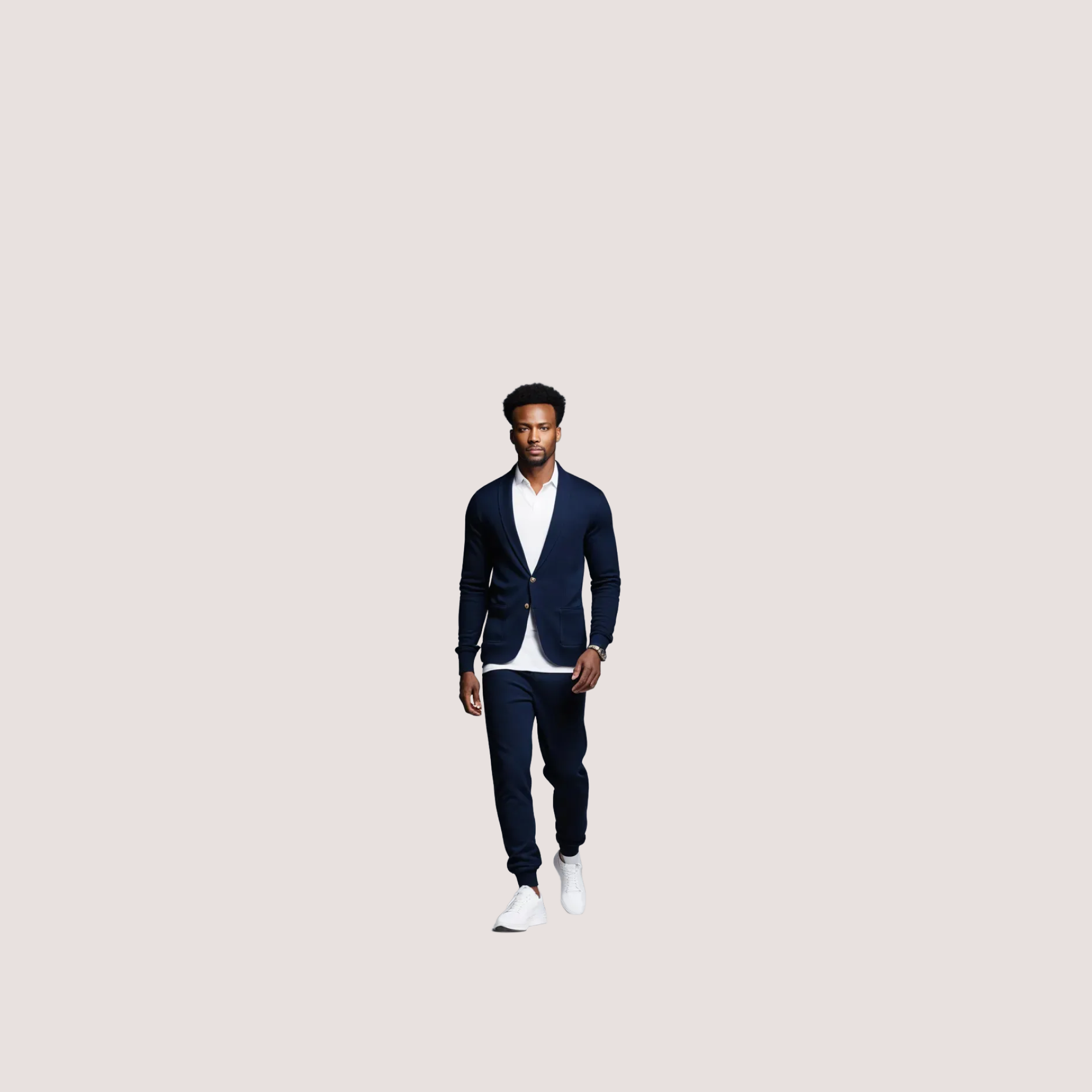 Jvnii Knitted Sweater Blazer for Men